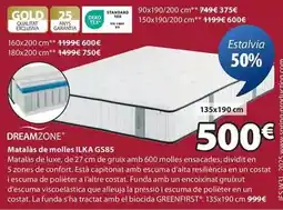 JYSK Dreamzone - matalàs de molles gs85 oferta