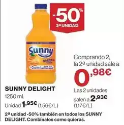 Hipercor Sunny delight oferta