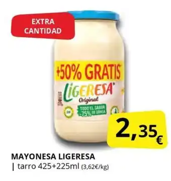 Supermercados MAS LIGERESA Mayonesa oferta