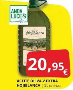 Supermercados MAS HOJIBLANCA Aceite oliva v extra oferta