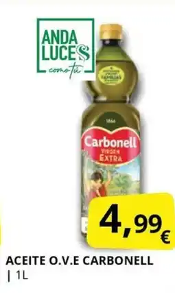 Supermercados MAS CARBONELL Aceite o.v.e oferta