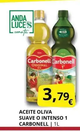 Supermercados MAS CARBONELL aAceite oliva suave o intenso oferta