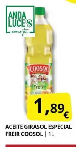 Supermercados MAS COOSOL Aceite girasol especial freir oferta