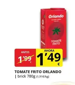 Supermercados MAS ORLANDO Tomate frito oferta