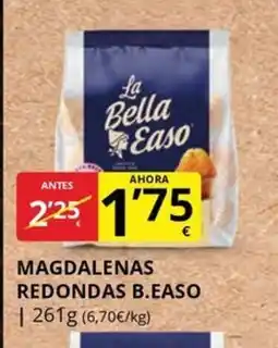 Supermercados MAS Magdalenas redondas b.easo oferta