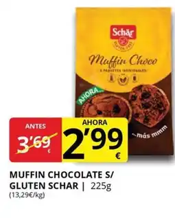 Supermercados MAS SCHAR Muffin chocolate s/gluten oferta