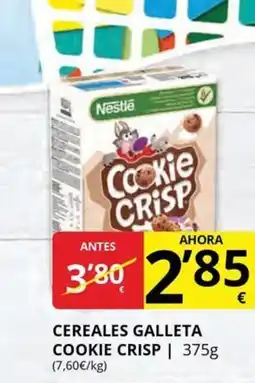 Supermercados MAS Cereales galleta cookie crisp oferta