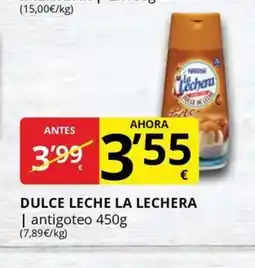 Supermercados MAS LA LECHERA Dulce leche oferta