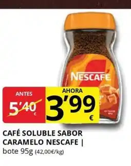 Supermercados MAS NESCAFE Café soluble sabor caramelo oferta