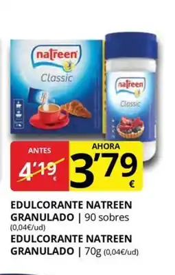 Supermercados MAS NATREEN Edulcorante granulado oferta