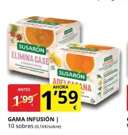 Supermercados MAS Gama infusión oferta