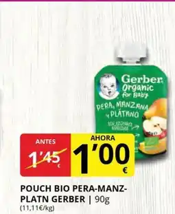Supermercados MAS GERBER Pouch bio pera-manz platn oferta