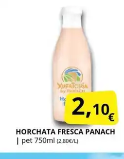 Supermercados MAS Horchata fresca panach oferta