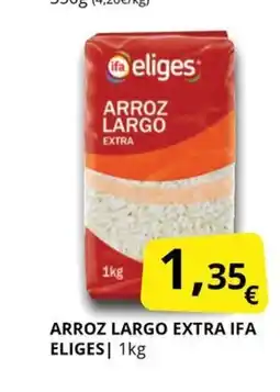 Supermercados MAS IFA ELIGES Arroz largo extra oferta