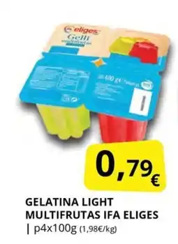 Supermercados MAS IFA ELIGES Gelatina light multifrutas oferta