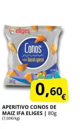 Supermercados MAS IFA ELIGES Aperitivo conos de maiz oferta