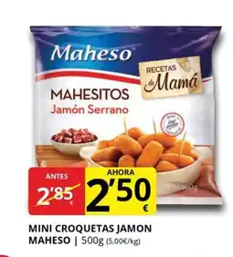 Supermercados MAS MAHESO Mini croquetas jamon oferta