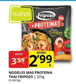 Supermercados MAS FRIPOZO Noddles mas proteina thai oferta