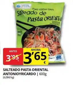 Supermercados MAS Salteado pasta oriental antonioyricardo oferta
