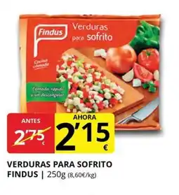 Supermercados MAS FINDUS Verduras para sofrito oferta