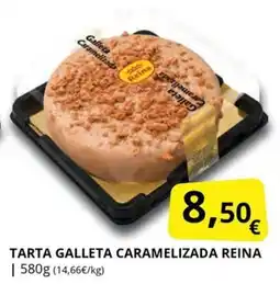 Supermercados MAS REINA Tarta galleta caramelizada oferta