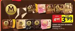 Supermercados MAS MAGNUM Gama helado bombón oferta
