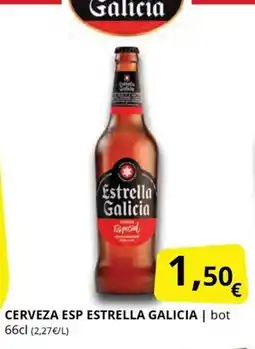 Supermercados MAS ESTRELLA GALICIA Cerveza esp oferta