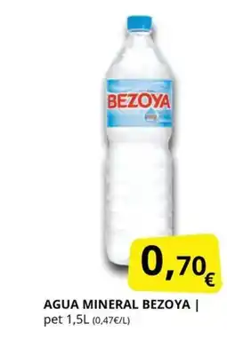 Supermercados MAS BEZOYA Agua mineral oferta