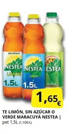 Supermercados MAS NESTEA Te limón, sin azúcar o verde maracuyá oferta