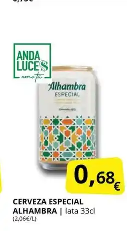 Supermercados MAS ESPECIAL ALHAMBRA Cerveza oferta