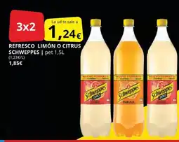 Supermercados MAS SCHWEPPES Refresco limón o citrus oferta