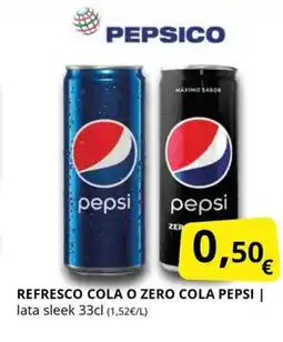 Supermercados MAS PEPSI Refresco cola o zero oferta