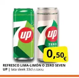 Supermercados MAS SEVEN UP Refresco lima-limón o zero oferta