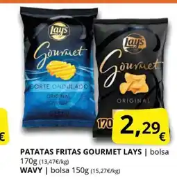 Supermercados MAS LAYS Patatas fritas gourmet oferta