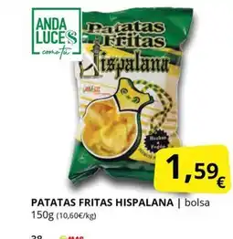 Supermercados MAS HISPALANA Patatas fritas oferta