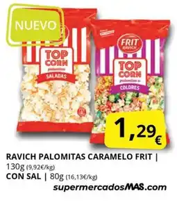 Supermercados MAS FRIT RAVICH Palomitas caramelo oferta
