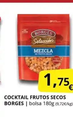 Supermercados MAS BORGES Cocktail frutos secos oferta