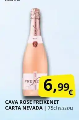 Supermercados MAS Cava rose freixenet carta nevada oferta