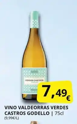 Supermercados MAS Vino valdeorras verdes castros godello oferta