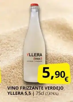 Supermercados MAS YLLERA Vino frizzante verdejo oferta