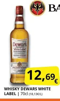 Supermercados MAS DEWARS WHITE LABEL Whisky oferta
