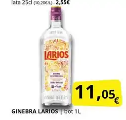 Supermercados MAS LARIOS Ginebra oferta