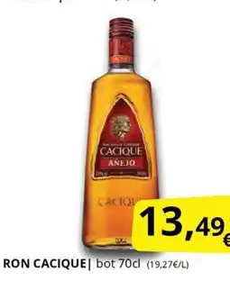 Supermercados MAS RON CACIQUE oferta