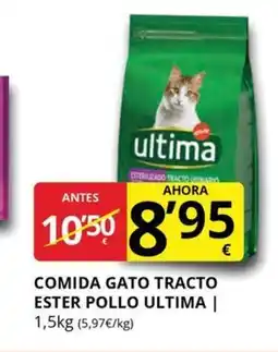 Supermercados MAS ULTIMA Comida gato tracto ester oferta