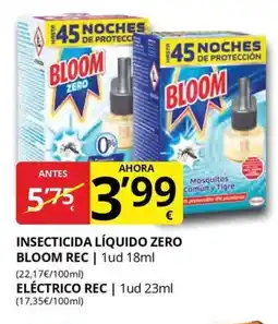 Supermercados MAS BLOOM Insecticida líquido zero oferta