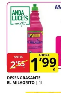 Supermercados MAS EL MILAGRITO Desengrasante oferta