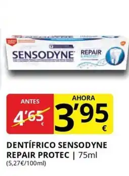 Supermercados MAS Dentífrico sensodyne repair protec oferta