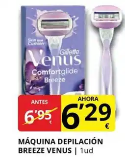 Supermercados MAS VENUS Máquina depilación breeze oferta