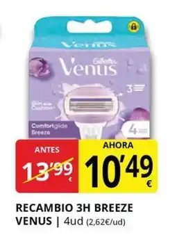 Supermercados MAS VENUS Recambio 3h breeze oferta