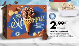 Supermercados Lupa EXTRÊME de NESTLÉ Helado doble chocolate oferta